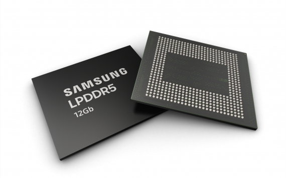 Samsung запускает массовое производство первых в отрасли модулей памяти 12Гбит LPDDR5 DRAM для флагманских смартфонов