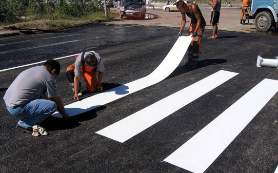 Больше 14 млн рублей выделено на разметку пластиком в Омске