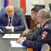 Губернатору Виктору Назарову представили руководителя омского отделения Национальной гвардии