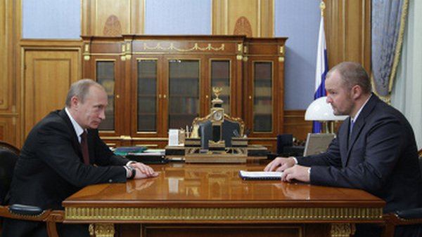 На встрече с президентом Владимиром Путиным